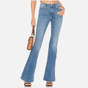 Frame Denim Le High Flare Medium Blue Jeans